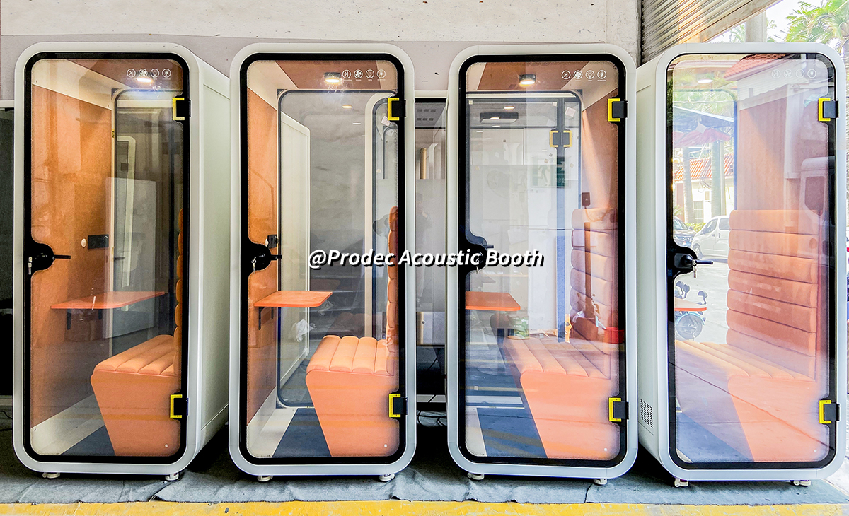 New project case in Oman - soundproof phone booth