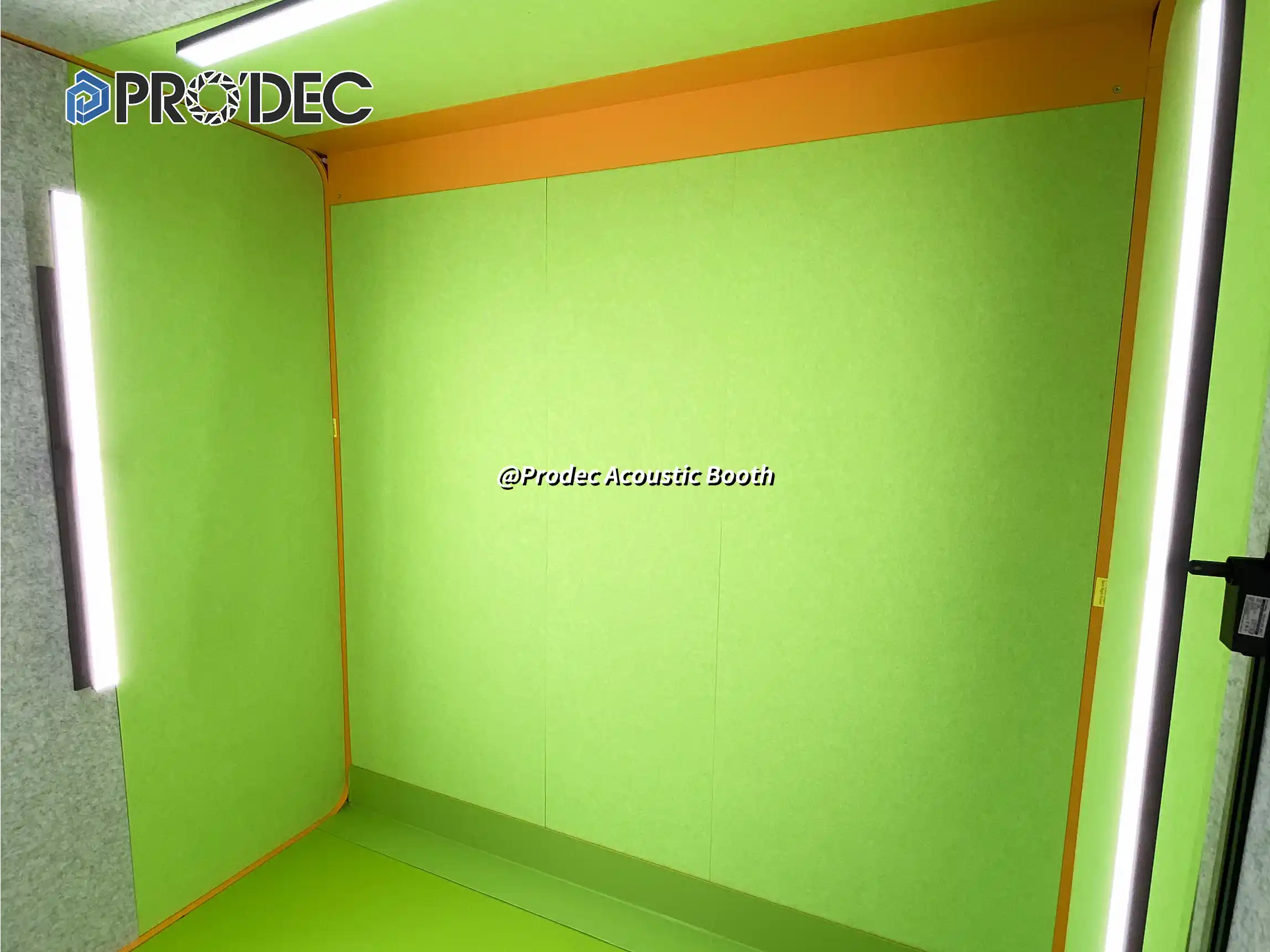 live streaming booth inside