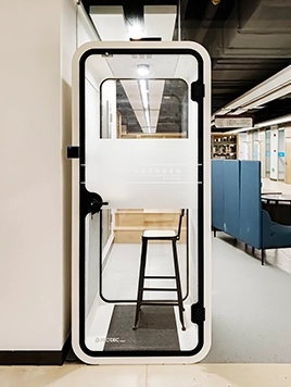 office phone booth use for students online interview room in school