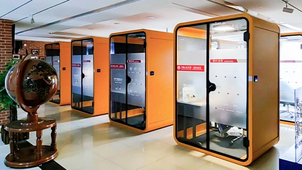 office pod use for live streaming room