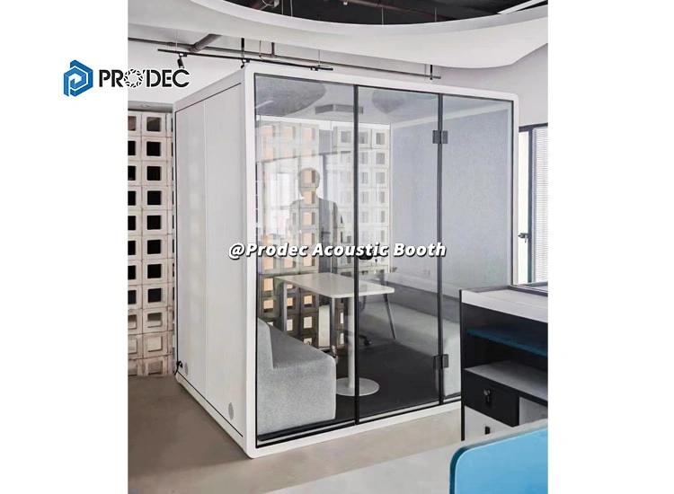soundproof meeting pod