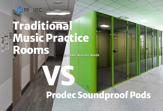 Traditional Music Practice Rooms vs. Portable Soundproof Pods: Which Is Better for Music Schools and Training Centers?